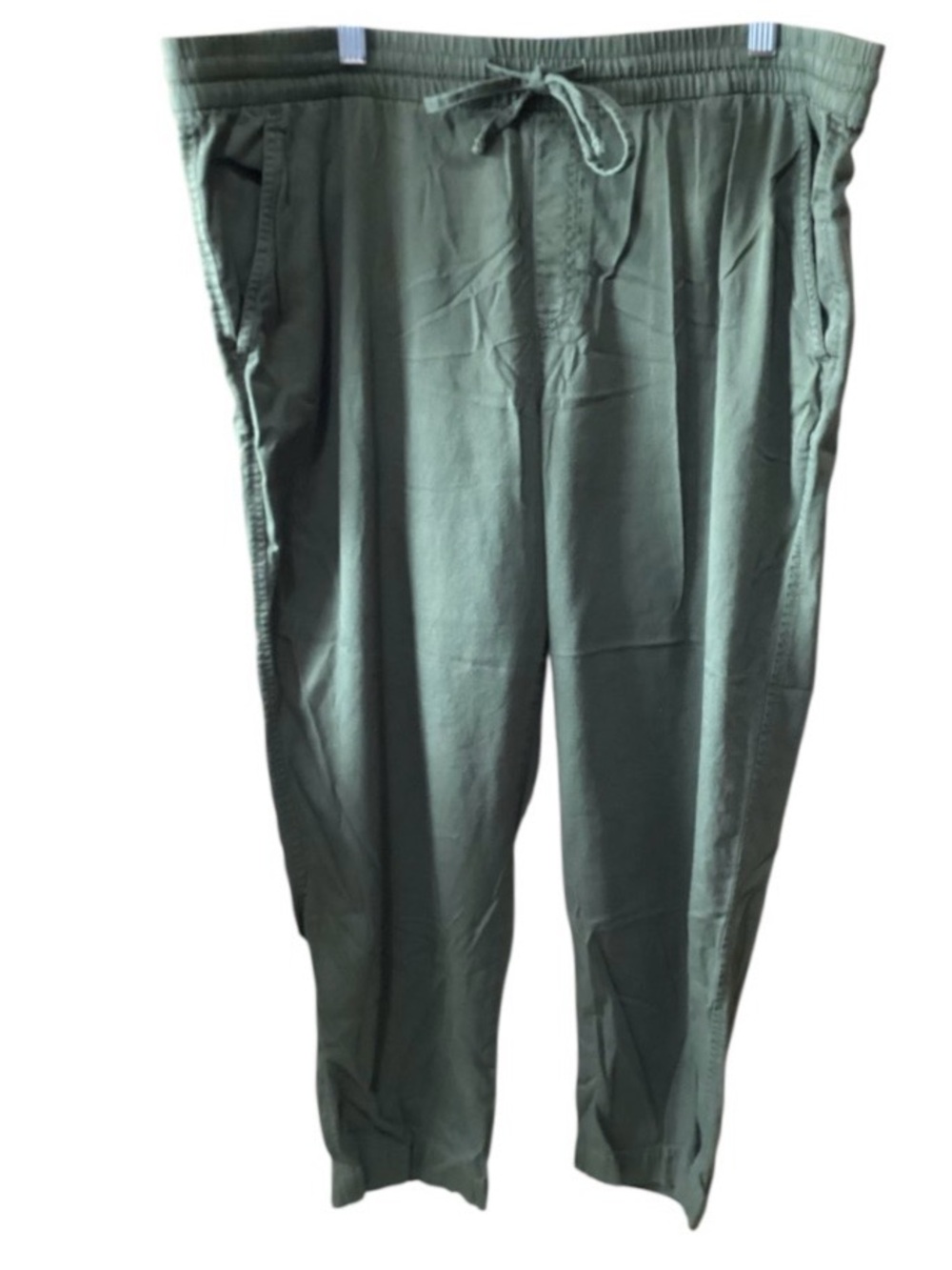 GAP Olive Green Pull-On Easy Pants (Size: XL)